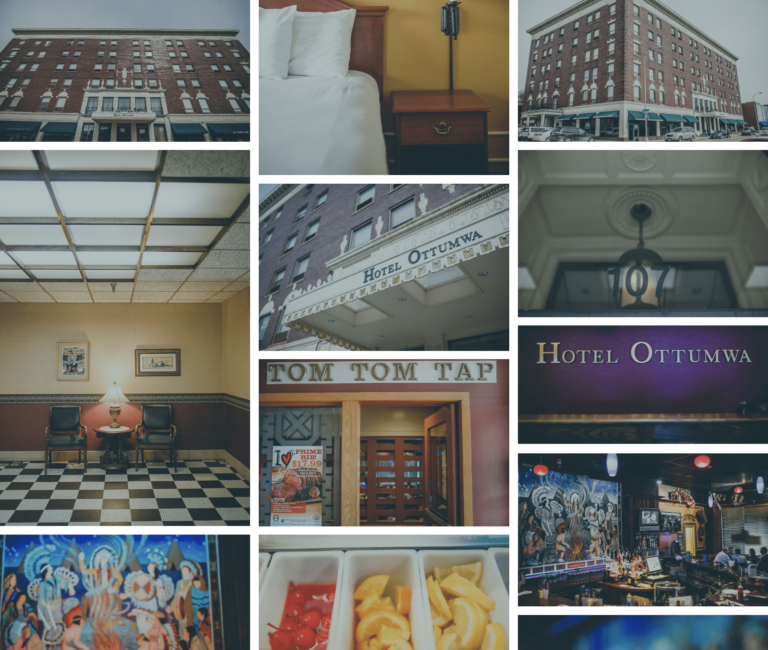 Hotel Ottumwa Photography and Website Redesign