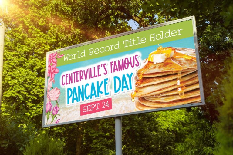 Pancake Day Event Billboard