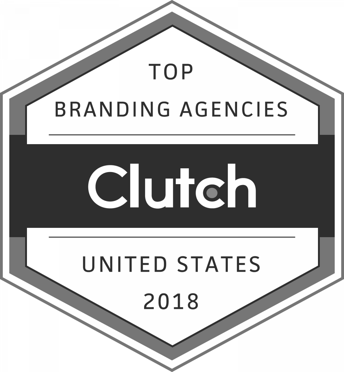 Clutch.co Award - Top Branding Agencies, USA 2018