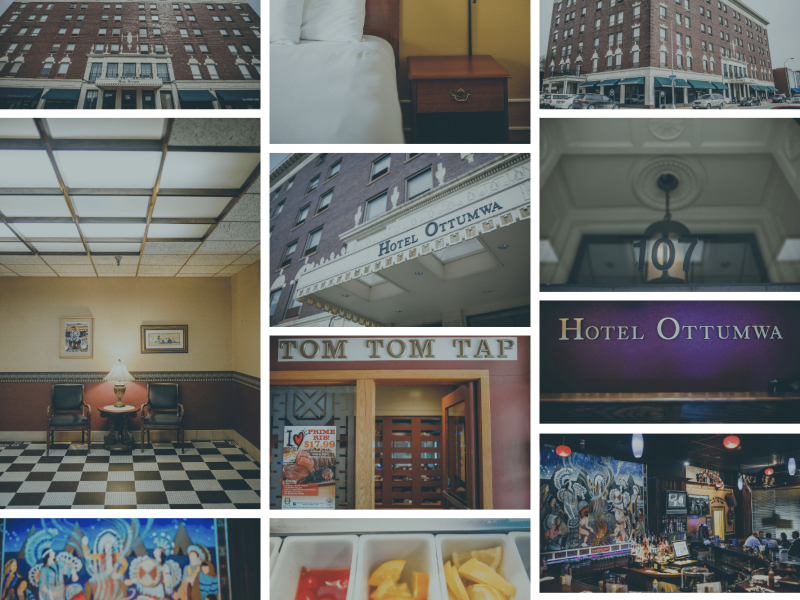 Hotel Ottumwa Photography and Website Redesign